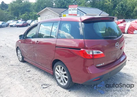 2012 Mazda Mazda5 Grand Touring from USA, damaged, VIN JM1CW2DL2C0135139